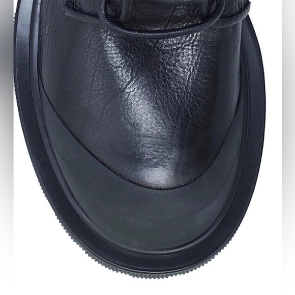 AS.98 Trevy Fur Sherpa lined combat boots black orange 39 8.5 9 worn few x’s - Picture 8 of 10